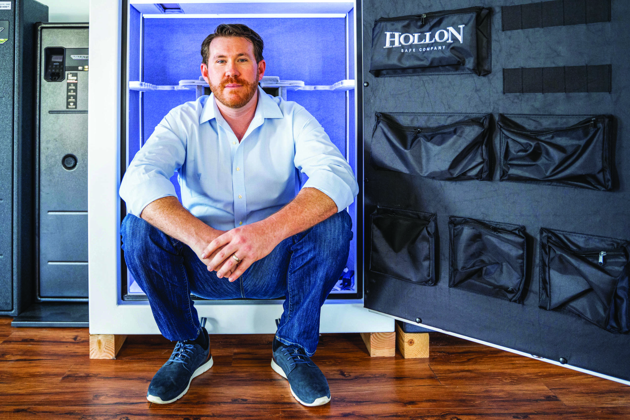 Mark Gabel’s expanding business, Safe and Sound, is booming in Naples because luxury homes need luxury safes and safe rooms.