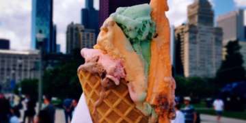 Original Rainbow Cone ice cream