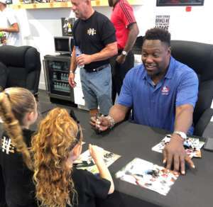 Warren Sapp at East:West Sports Cards