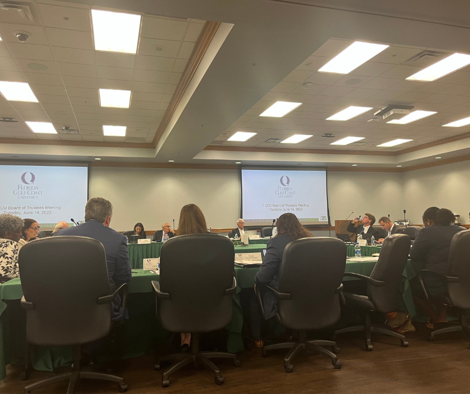 FGCU Board of Trustees meeting