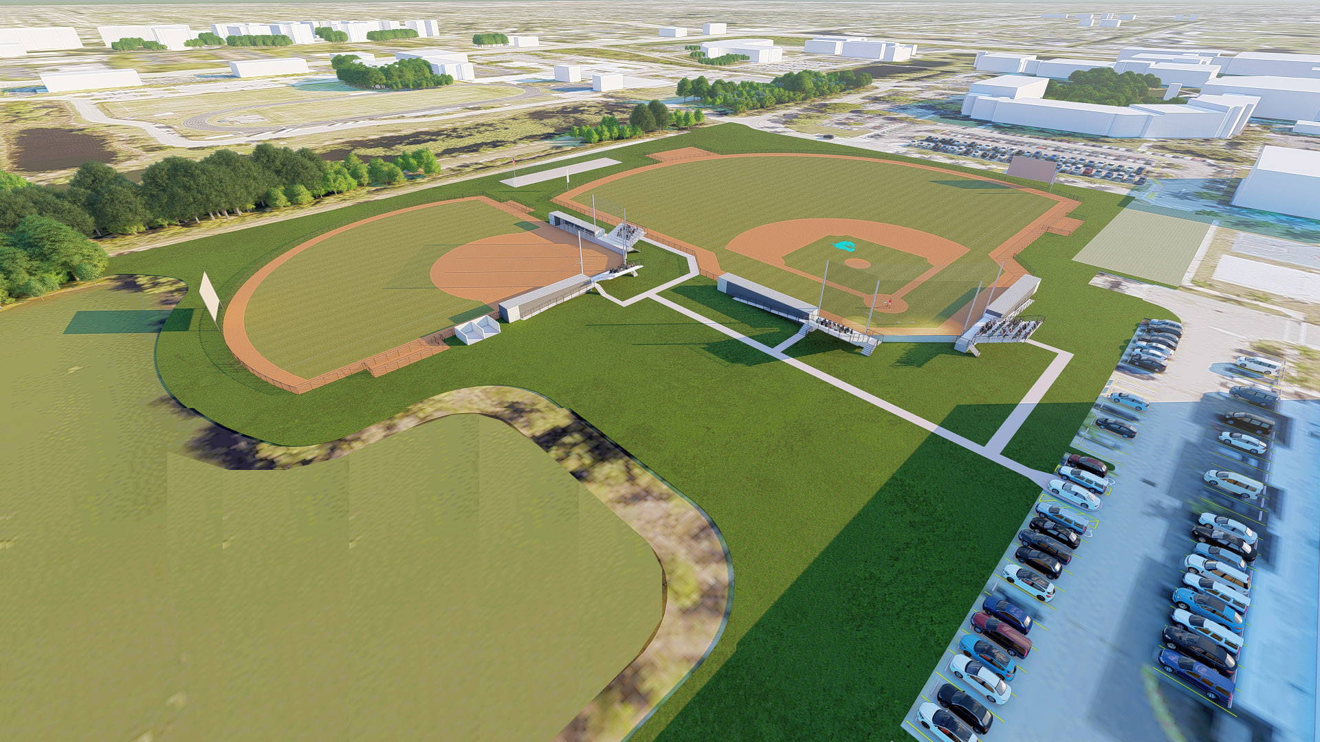 Preliminary designs completed for FSW's baseball, softball complex -  Gulfshore Business