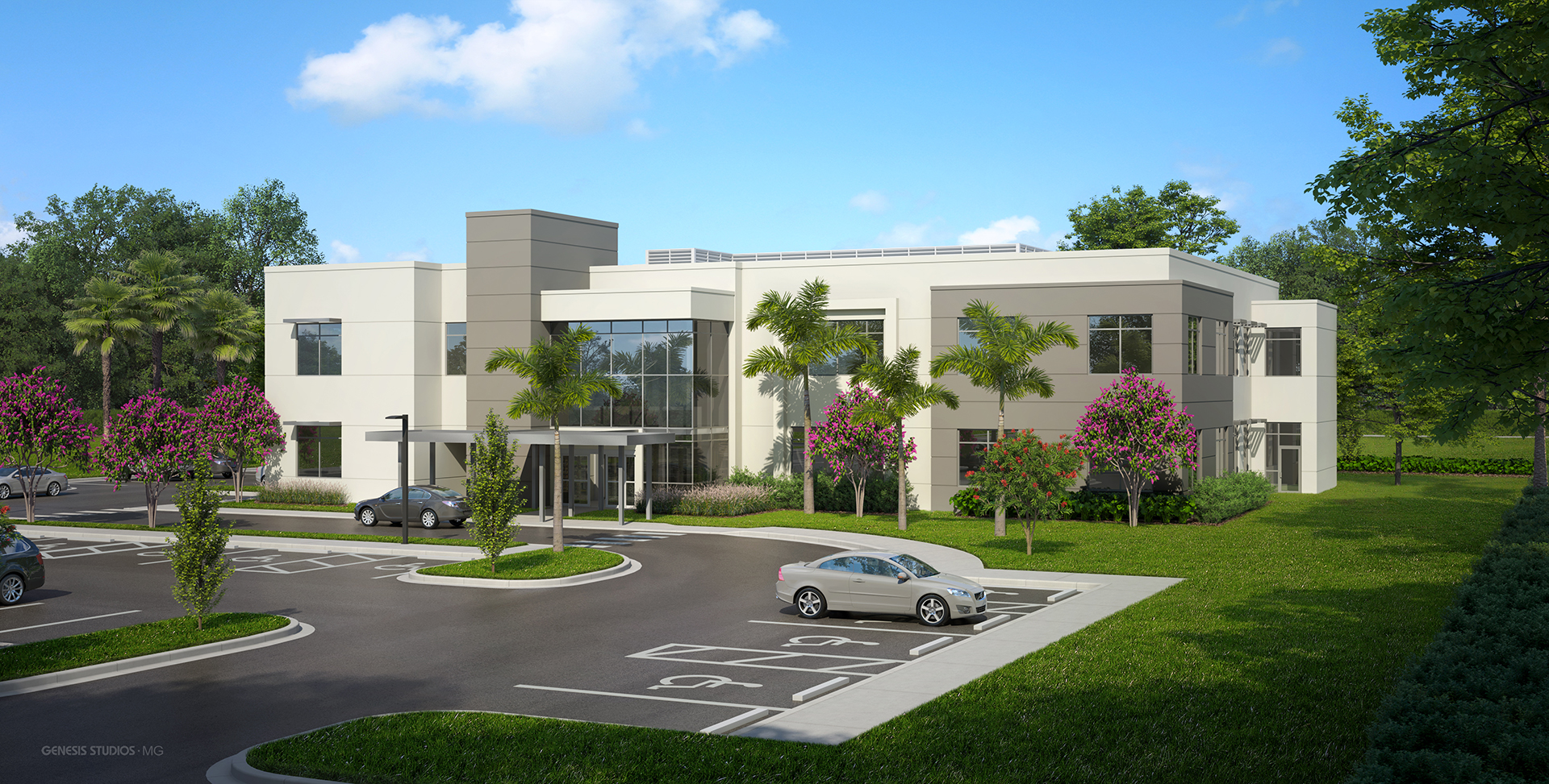 Rendering of new surgery center in south Fort Myers