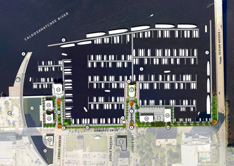 Rendering of Fort Myers Yacht Basin