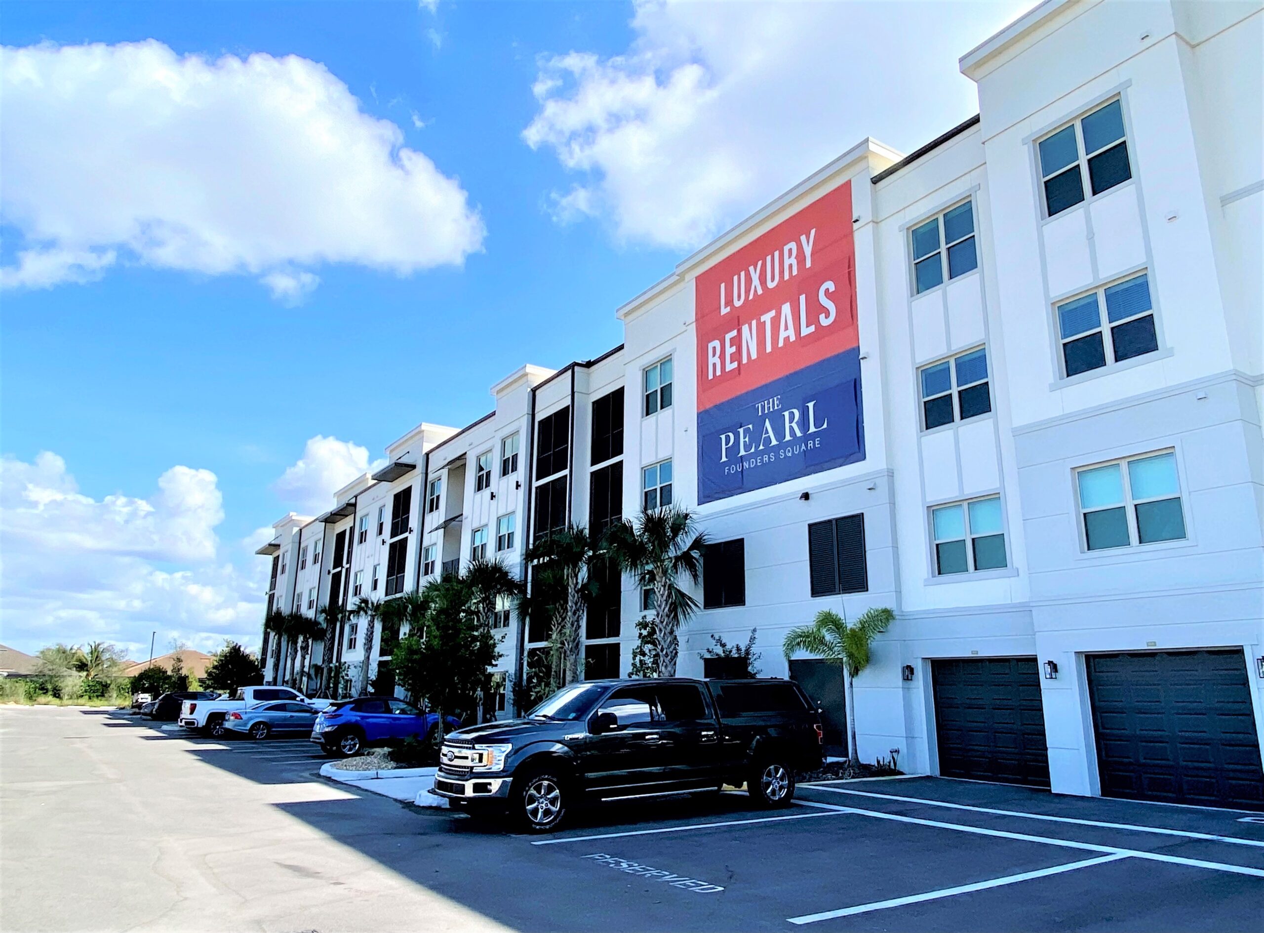 The Pearl Founders Square apartment complex in the Naples area.