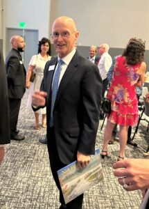 Michael Dalby at the Greater Naples Chamber of Commerce annual meeting
