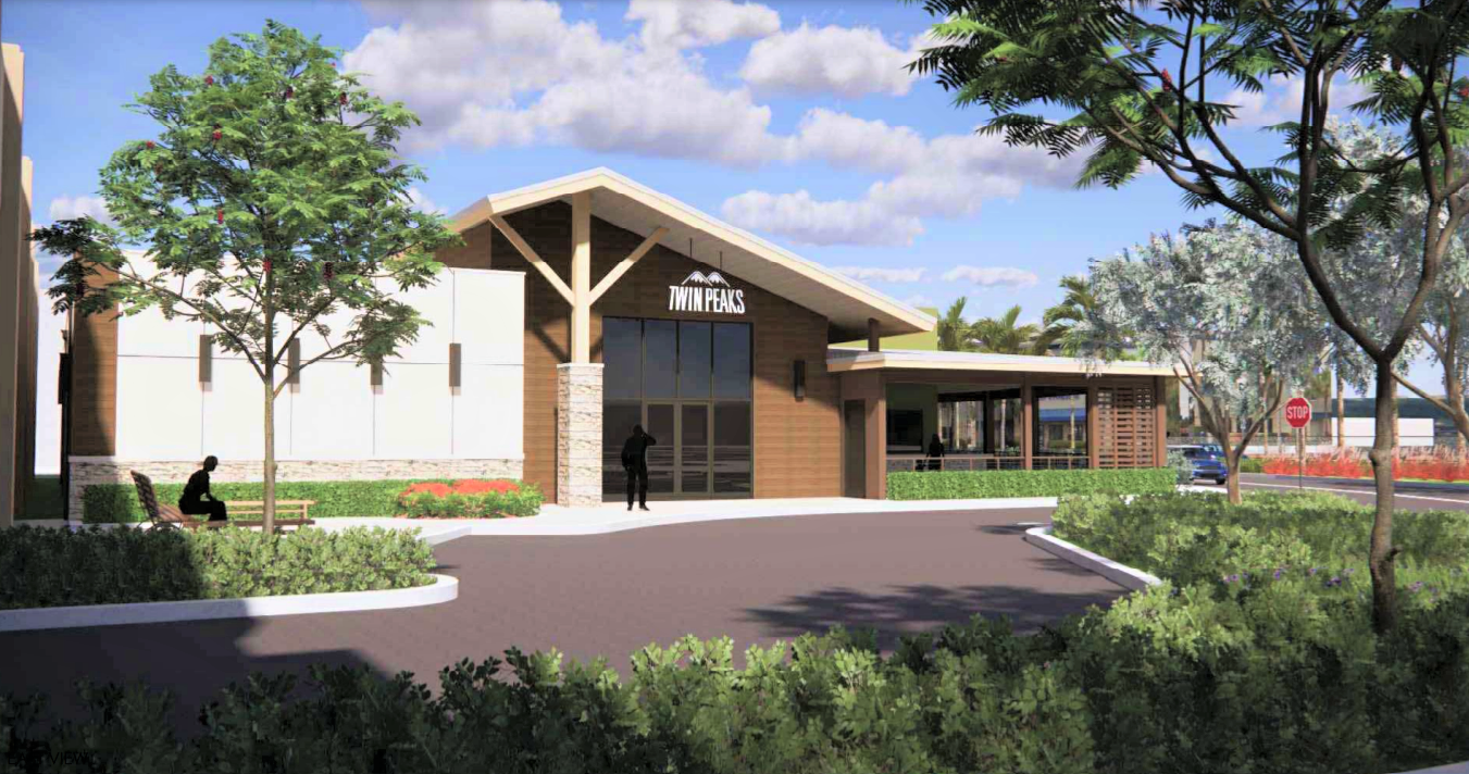 Twin Peaks in Naples rendering