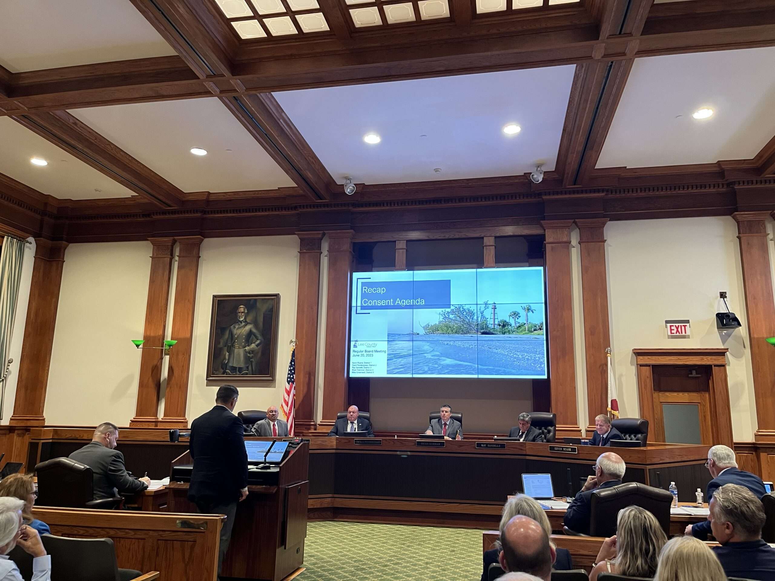 Discussion on South Seas resort
