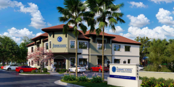 Rendering of the Goddard School in Estero