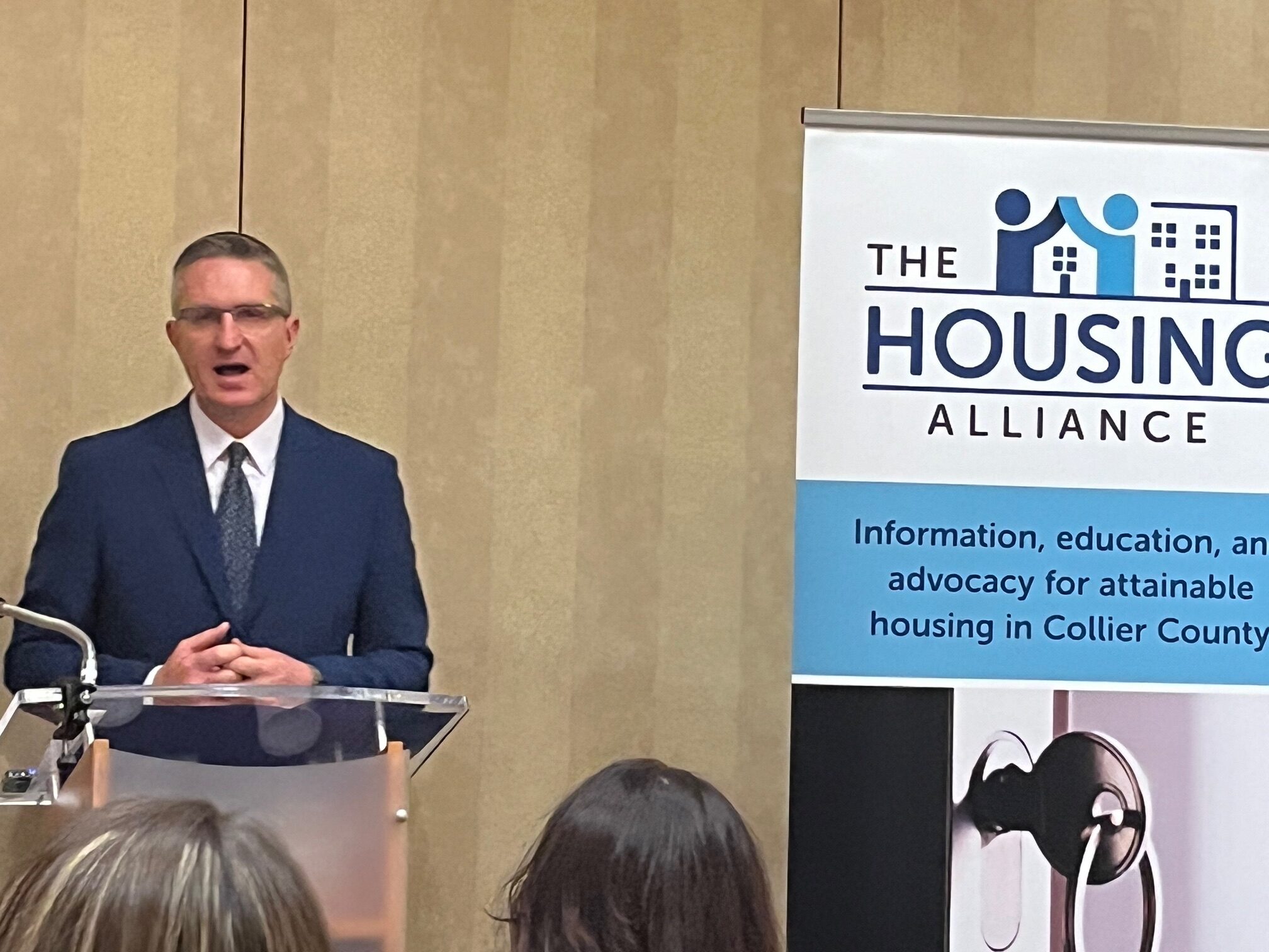 Michael Puchalla speaks on a new nonprofit that will create a one-stop shop for affordable housing in Collier County