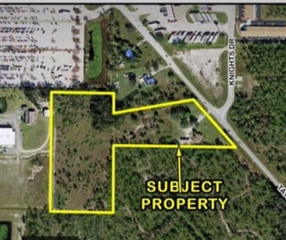 Site of a future storage facility off Taylor Road in Punta Gorda