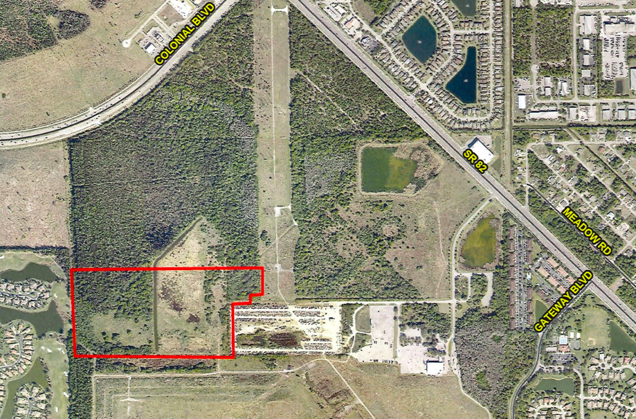 A proposed solid waste facility in eastern Lee County.