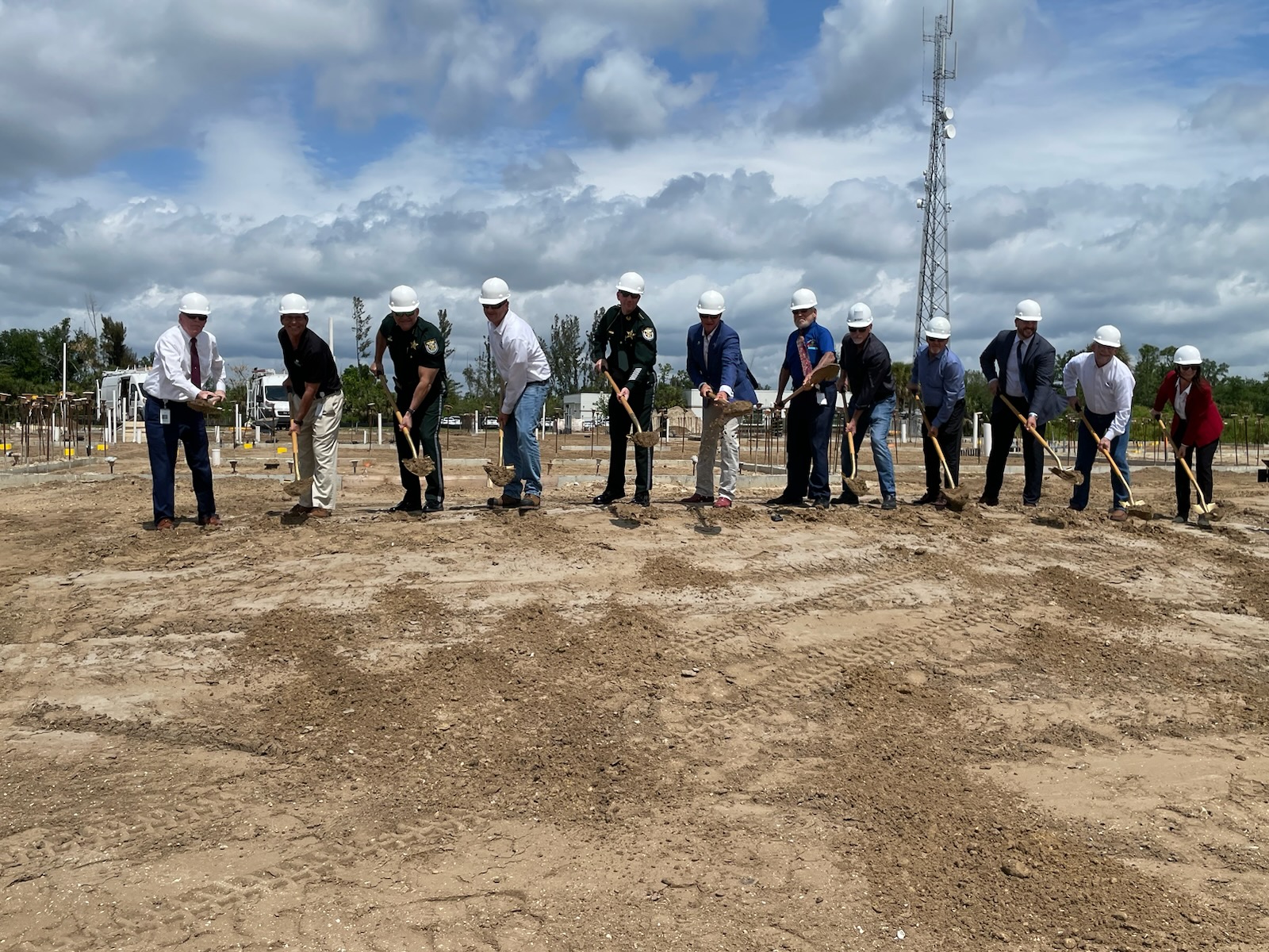 Charlotte County Sheriff's Office broke ground on a new District 4 office.