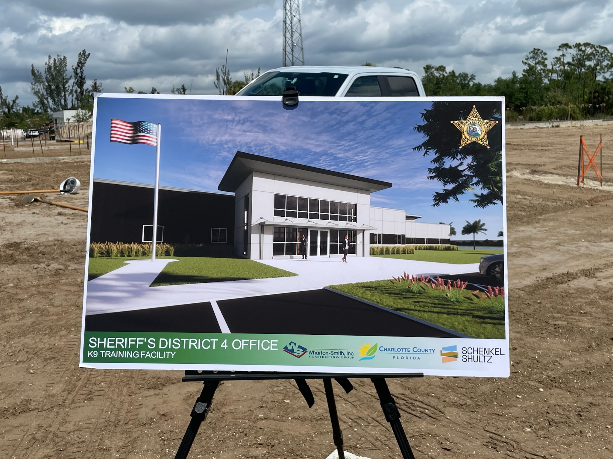 Charlotte County Sheriff's Office broke ground on a new District 4 office.