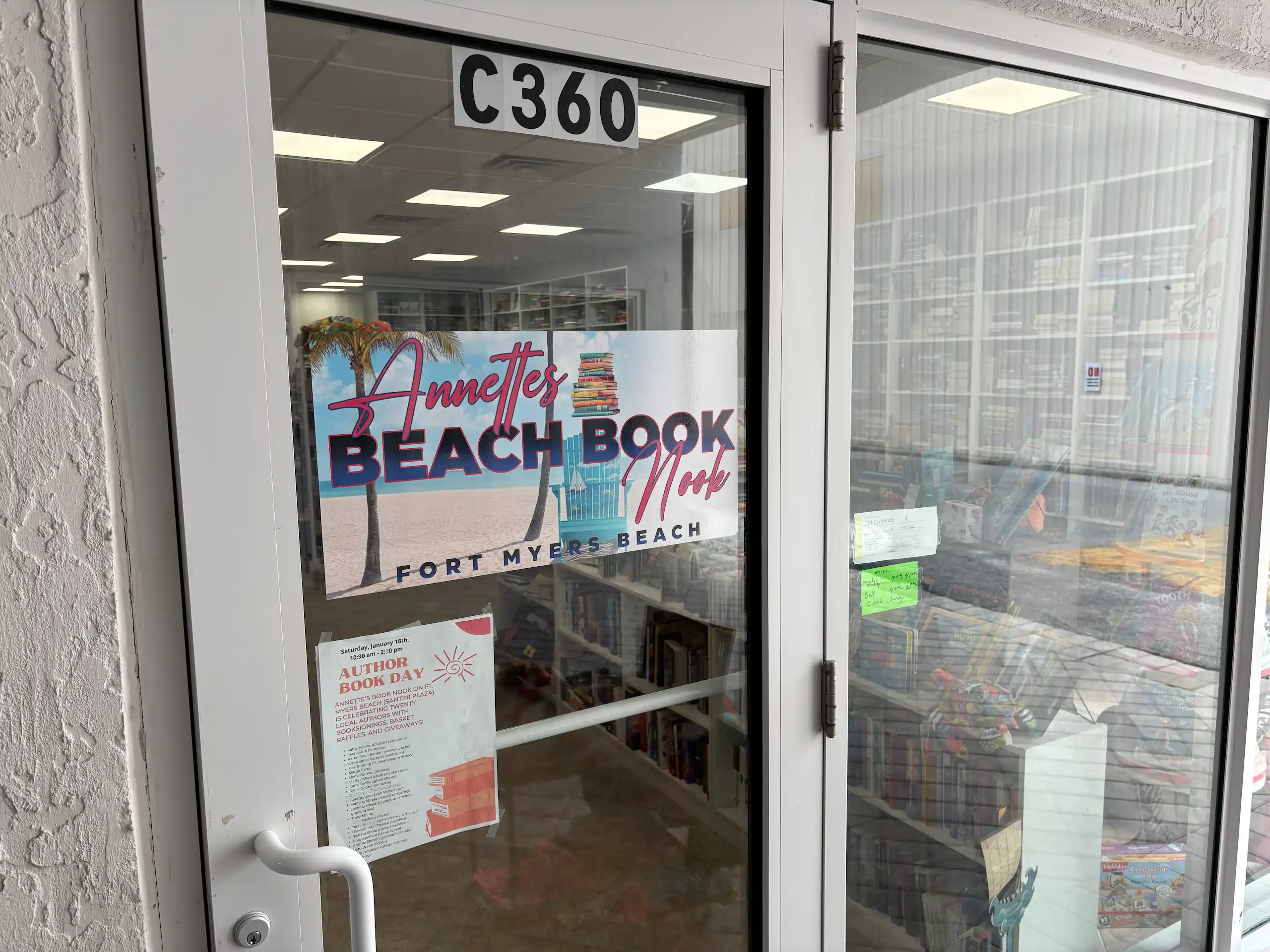 Annette's Beach Book Nook on Fort Myers Beach