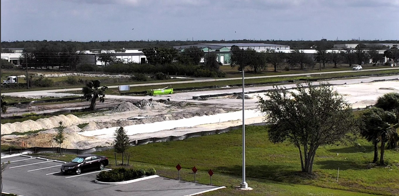 Charlotte Technical College’s Aviation Training Facility under construction