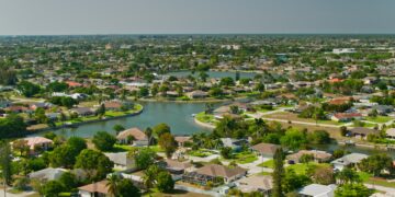 Aerial photo of Cape Coral