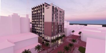 downtown Fort Myers hotel rendering