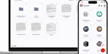 The AARP Digital Vault — powered by Naples-based Prisidio — allows users to securely store and organize important documents, valuables and financial information through both web and mobile platforms. Credit: Prisidio