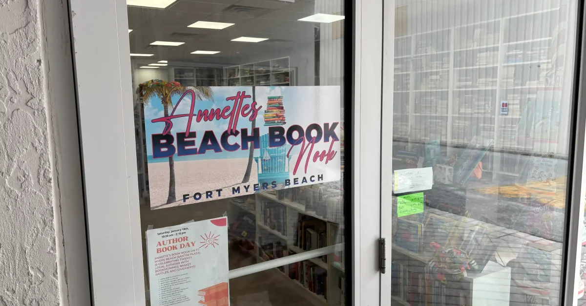 Annette's Beach Book Nook on Fort Myers Beach