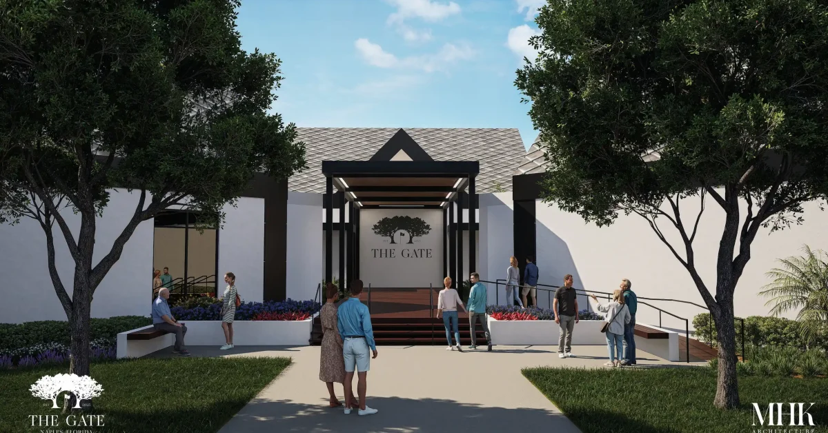 Aten Knows - The Gate entrance rendering