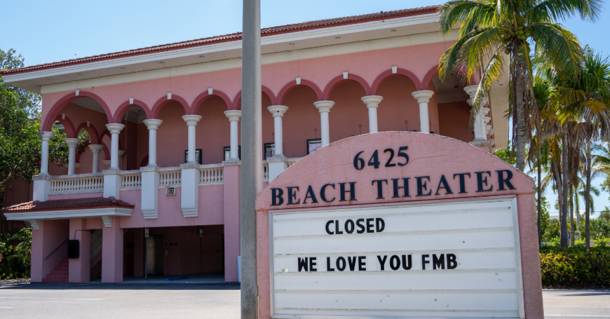 Beach Theater on Fort Myers Beach