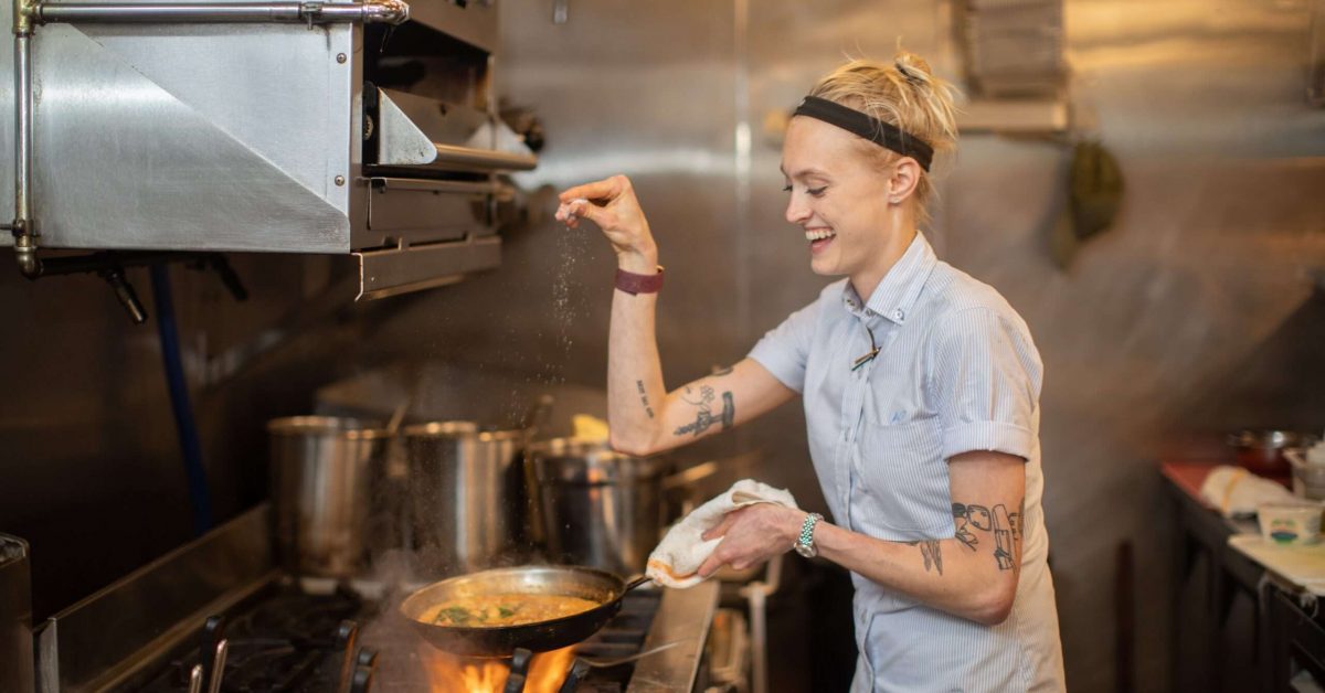 Bicyclette Chef Kayla Pfeiffer