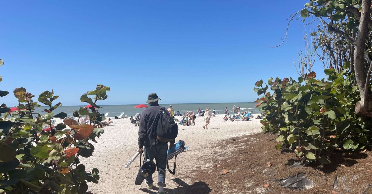 Beach Berm in Collier beaches