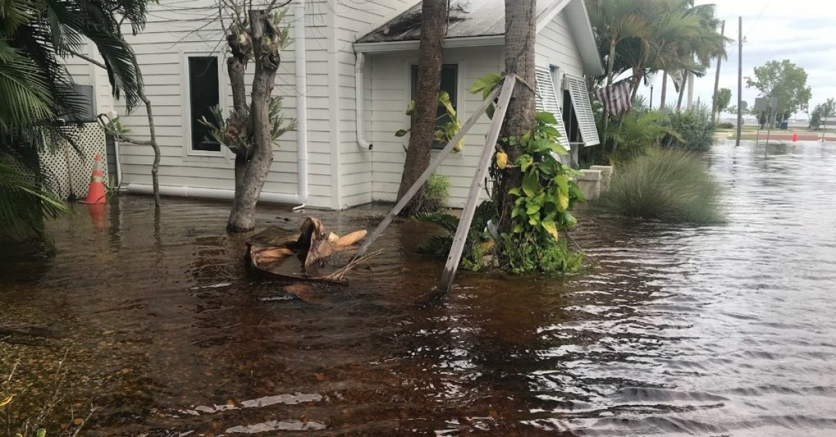 Dave Gammon photo of Historic District during recent flooding event