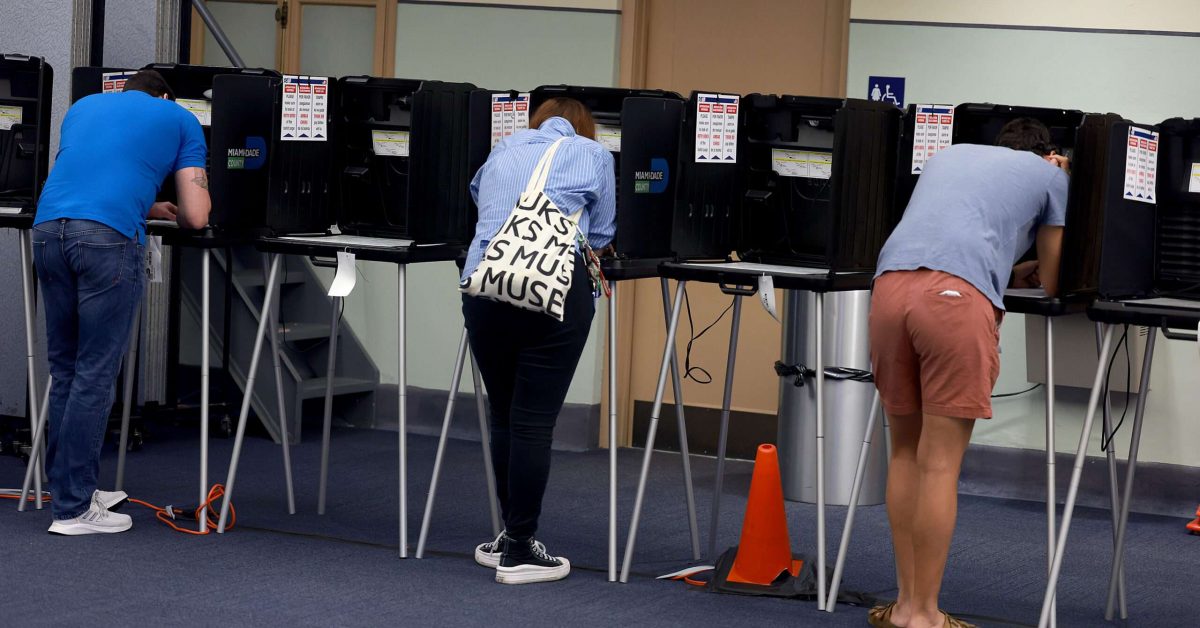 Americans Head To The Polls To Vote In The 2022 Midterm Elections