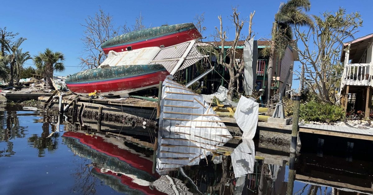 St. James City after Hurricane Ian