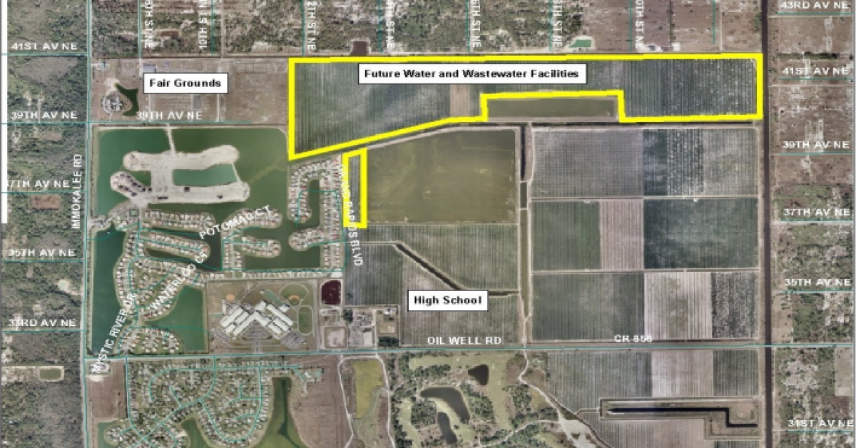 NE facilities map of area