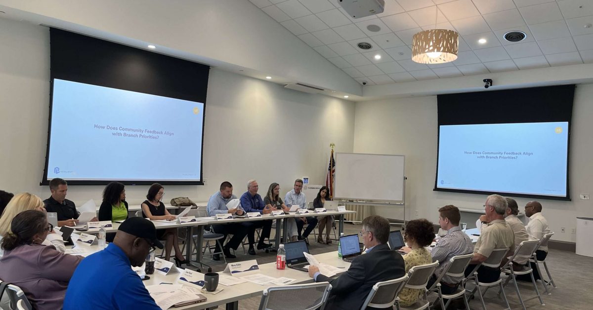 Resilient Lee housing meeting