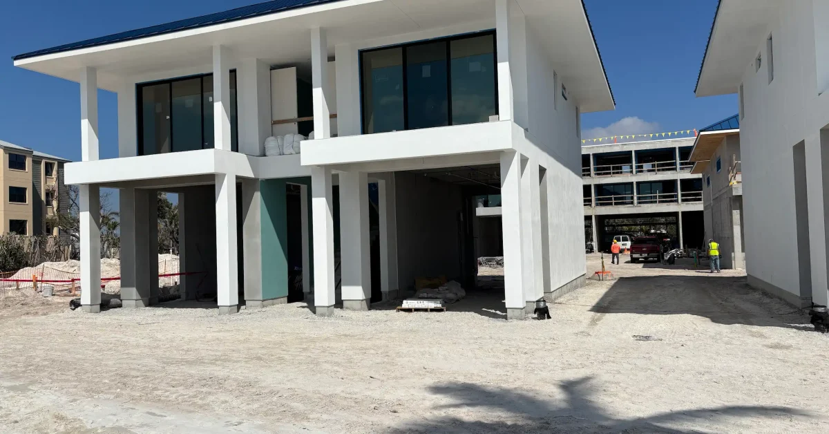 Topping off ceremony for Shalimar Beach Resort, on Sanibel