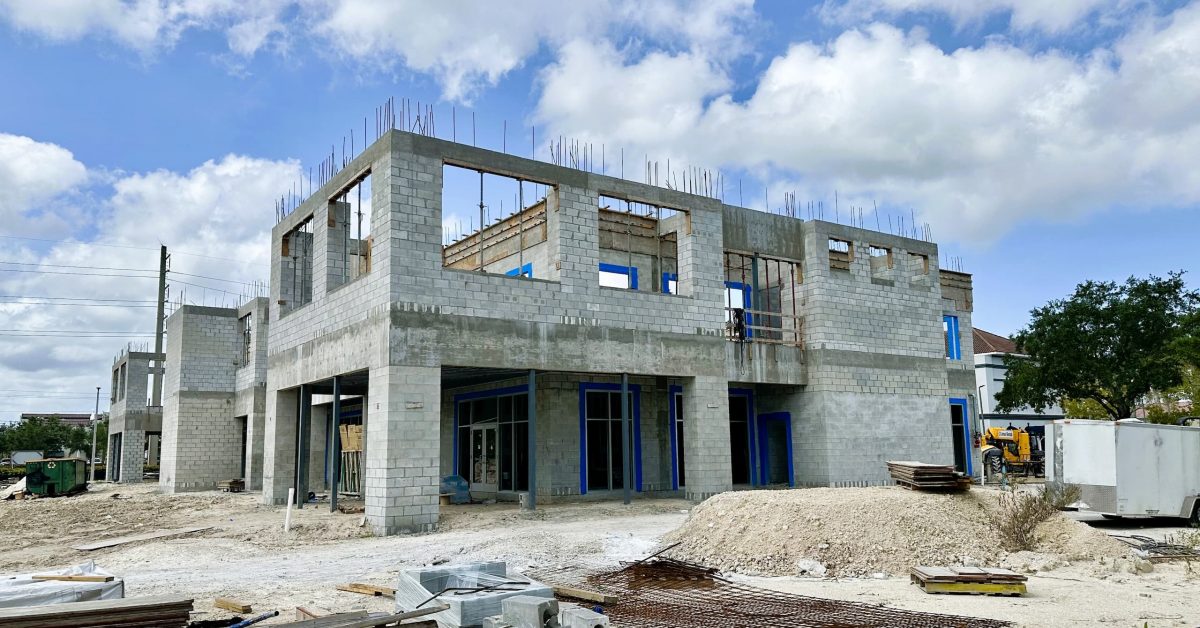 Shoppes at Vanderbilt - construction 1A