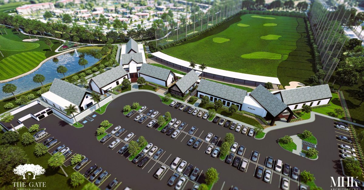 The Gate aerial rendering
