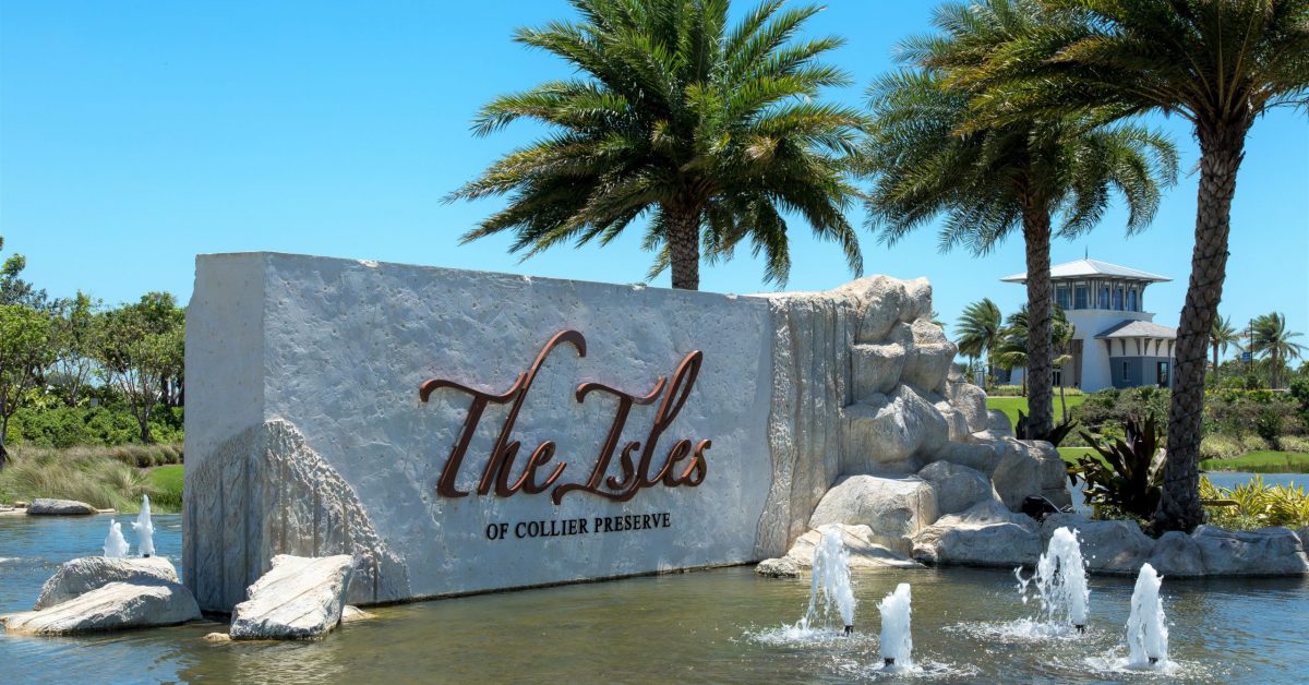 The Isles of Collier Preserve entrance